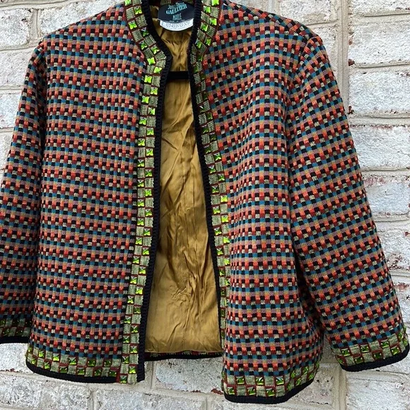 Vintage Jean Paul Gaultier Mulitcolor Wool Beaded Jacket - Picture 10 of 15